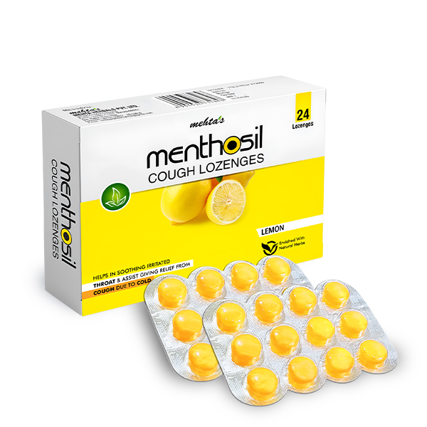 Menthosil Cough Lozenges - Lemon (24's)