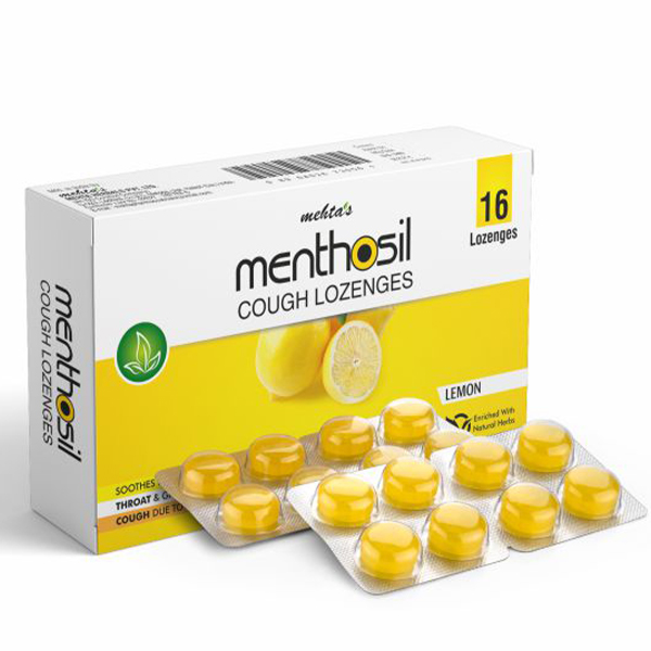 Menthosil Cough Lozenges - Lemon (24's)
