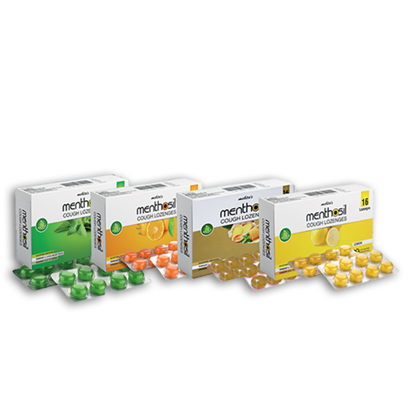 Menthosil cough lozenges - Ginger & Honey (24's)